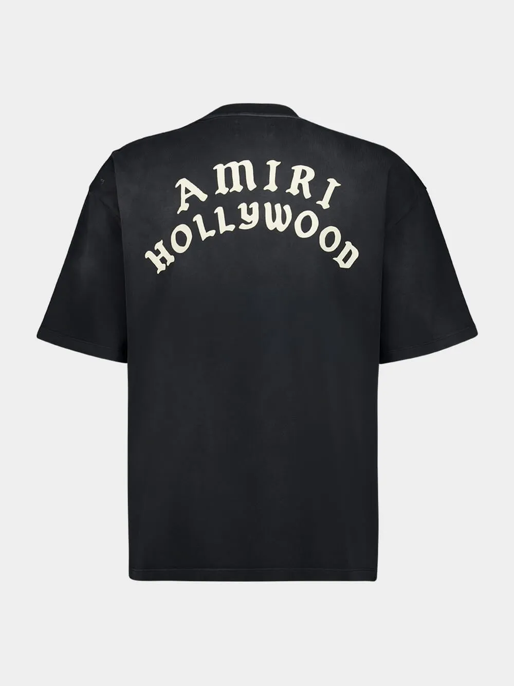 Black Hollywood Oversized T-Shirt sold by Fashion Clinic product image thumbnail 2