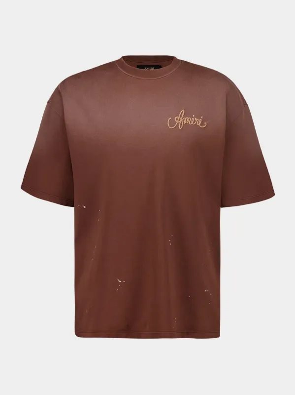 Walnut Brown Logo Design Studio T-Shirt sold by Fashion Clinic