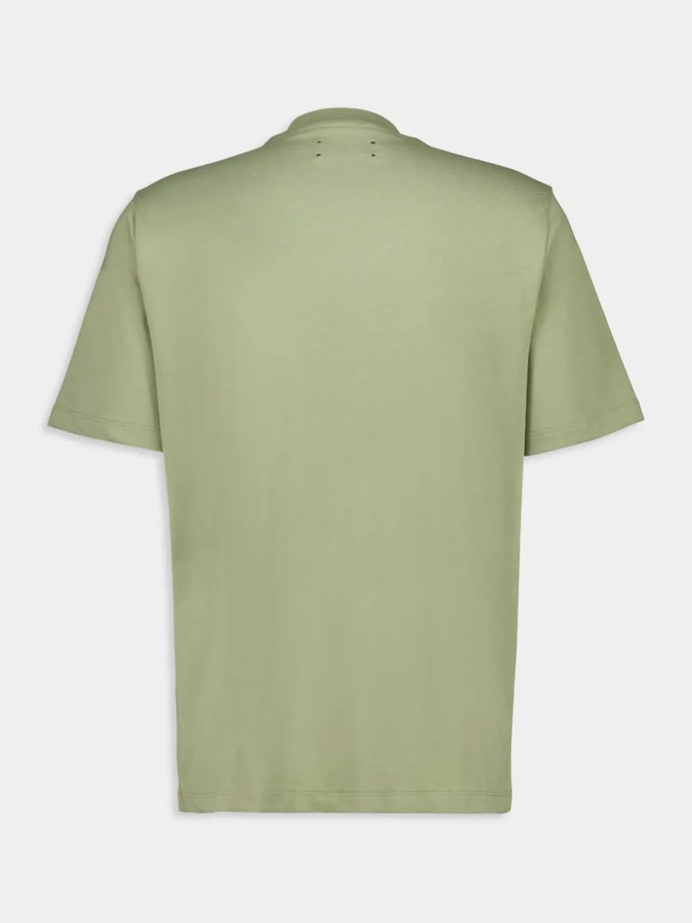 Olive Green Logo Stencil T-Shirt sold by Fashion Clinic product image thumbnail 2