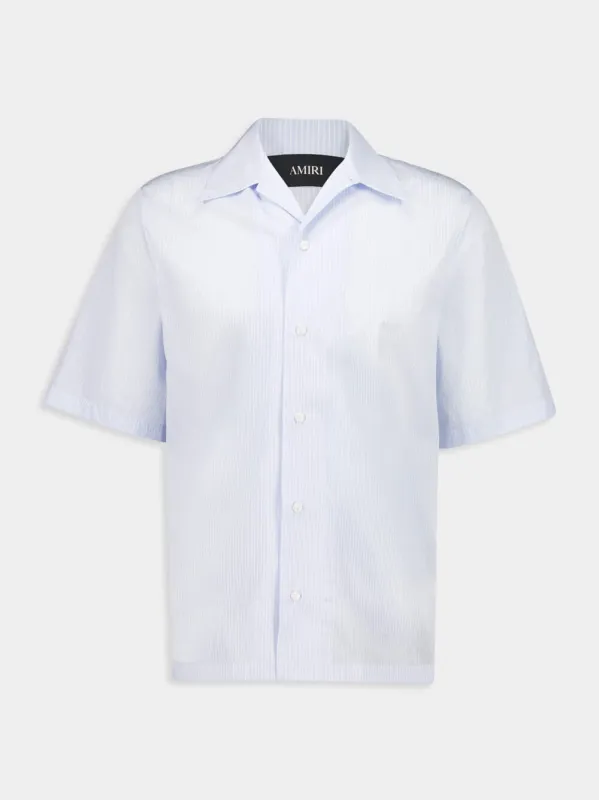 Ashley Blue Starburst Camp Shirt sold by Fashion Clinic