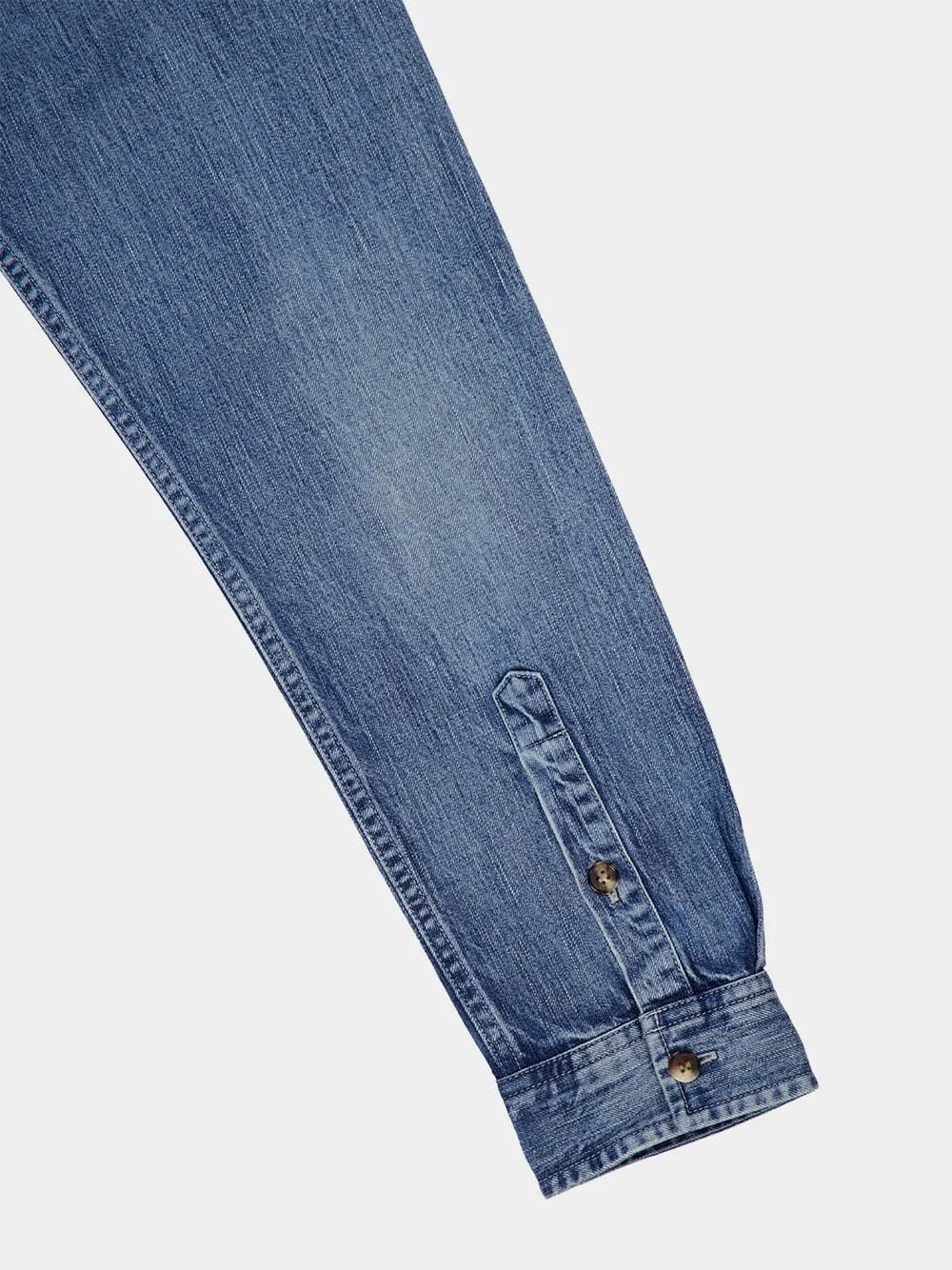 Cassandre Shirt in Day Blue Denim sold by Fashion Clinic product image thumbnail 4