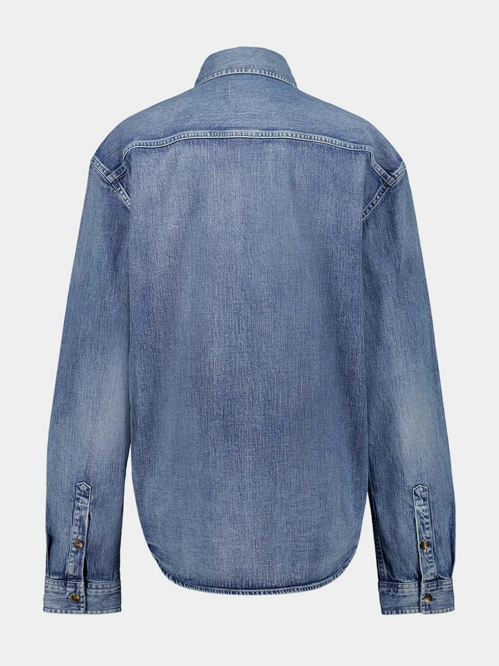 Cassandre Shirt in Day Blue Denim sold by Fashion Clinic product image thumbnail 2