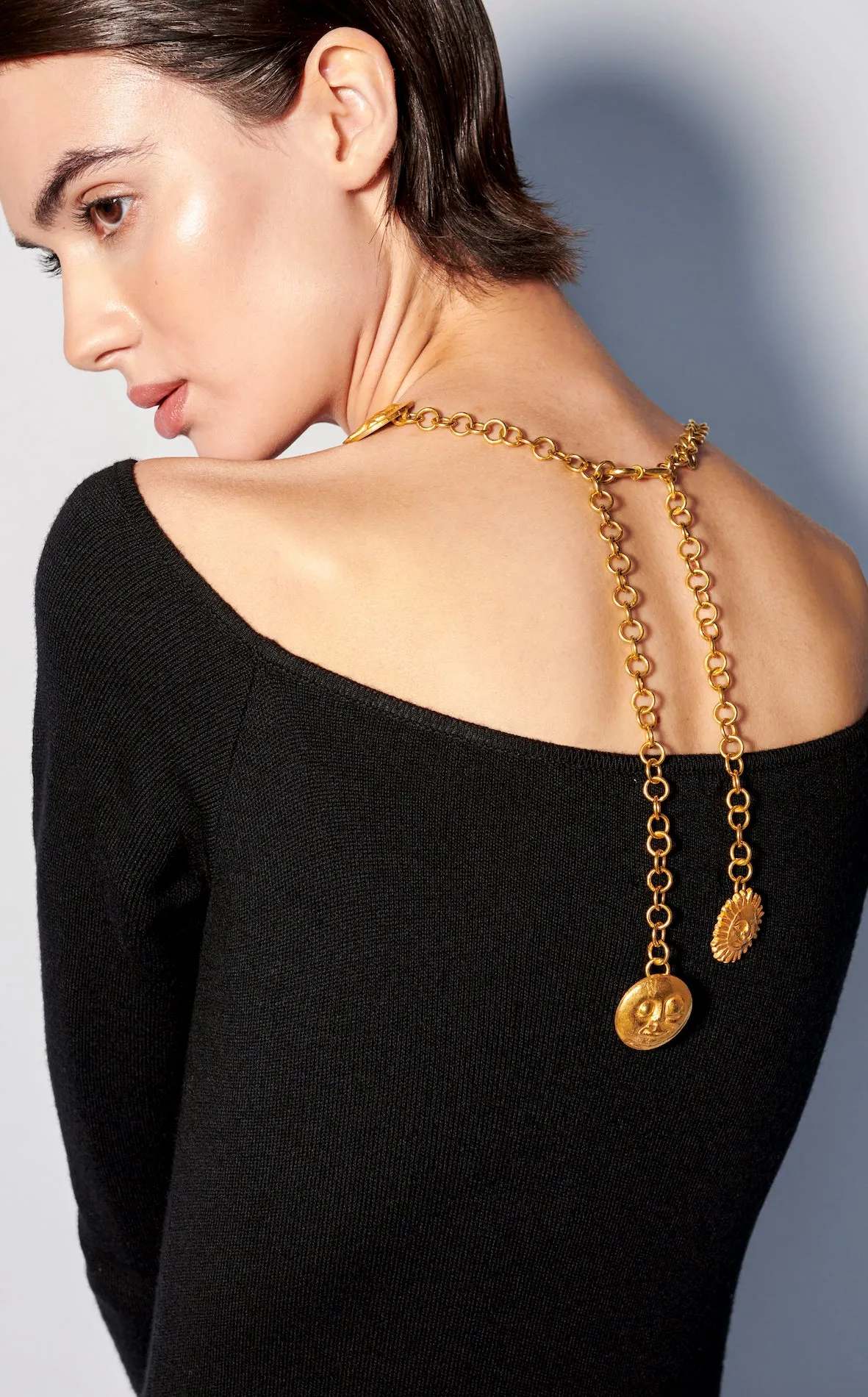 Merino Wool Long Dress sold by Fashion Clinic product image thumbnail 4