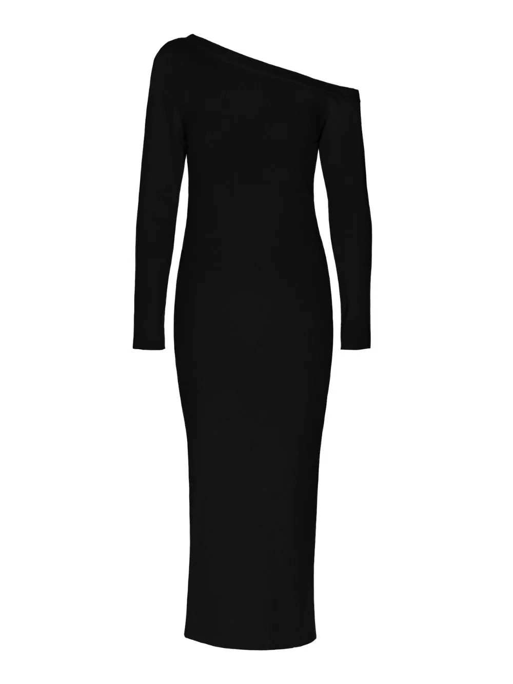 Long Asymmetric Off-White Cashmere Dress sold by Fashion Clinic product image thumbnail 5