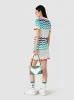 Gradient Wave Crochet Mini Dress sold by Fashion Clinic