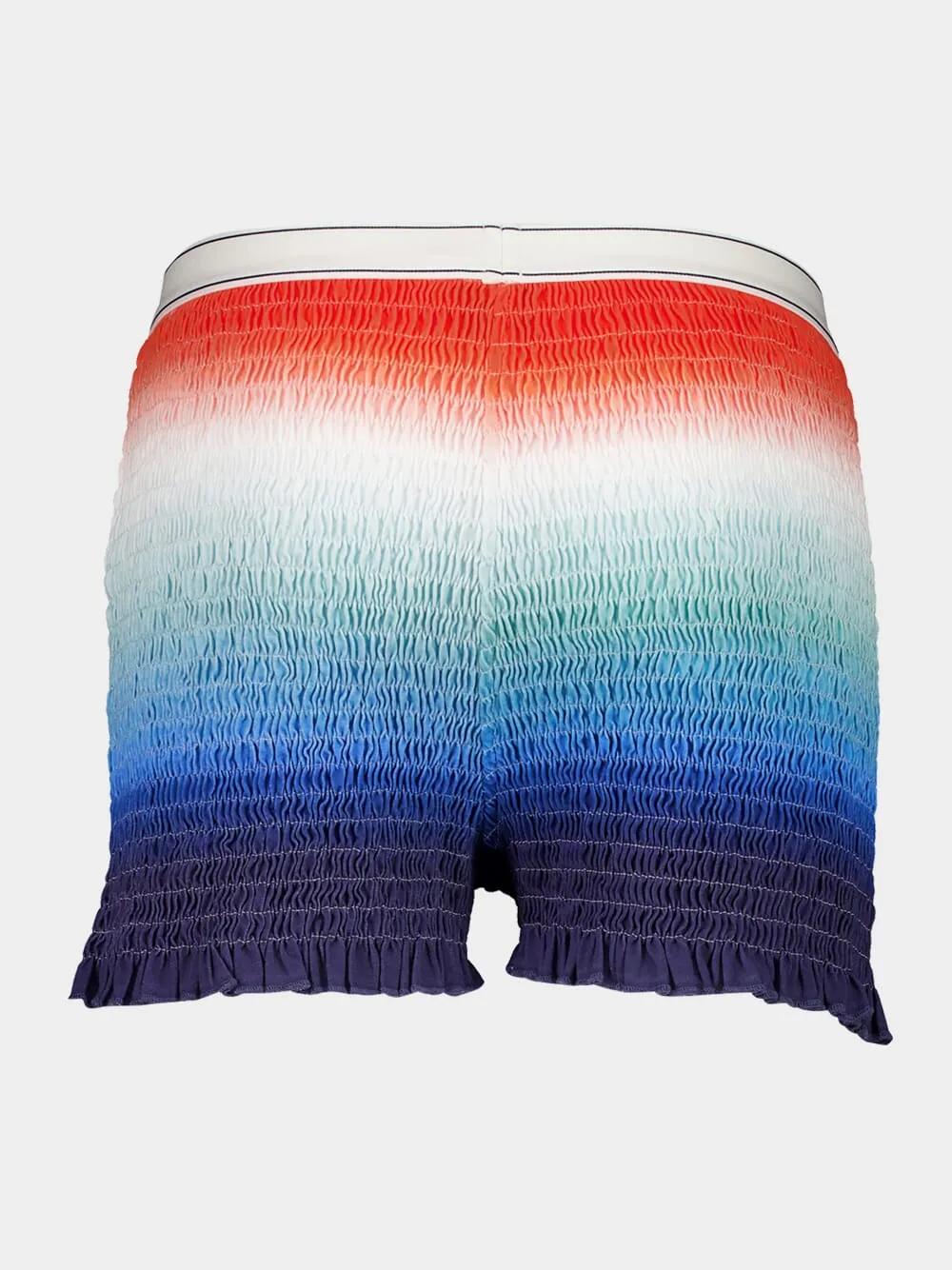 Gradient Shirred Cotton Shorts sold by Fashion Clinic product image thumbnail 2