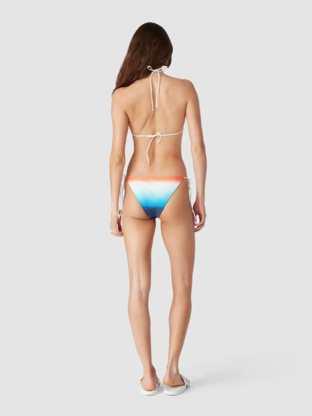 Multicolour Gradient Triangle Bikini Top sold by Fashion Clinic product image thumbnail 4