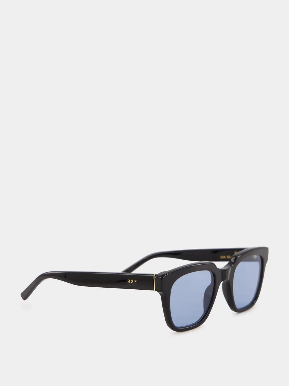 Black Giusto Sunglasses with Azure Lenses sold by Fashion Clinic product image thumbnail 2