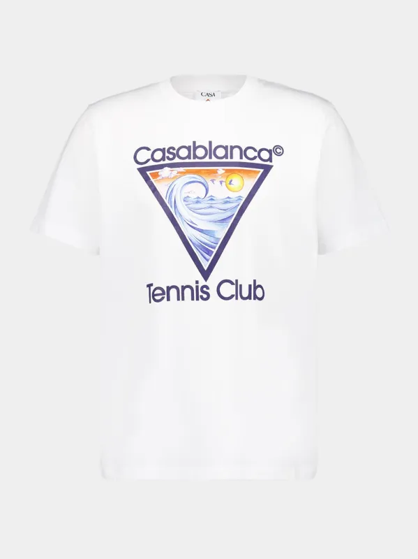 White Tennis Club Icon T-Shirt sold by Fashion Clinic