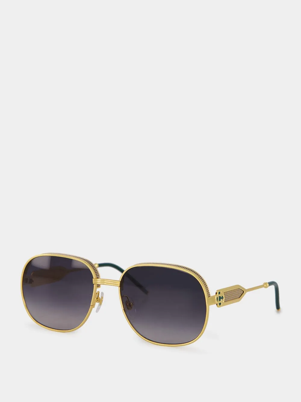 Gradient Oval-Frame Sunglasses sold by Fashion Clinic product image thumbnail 3