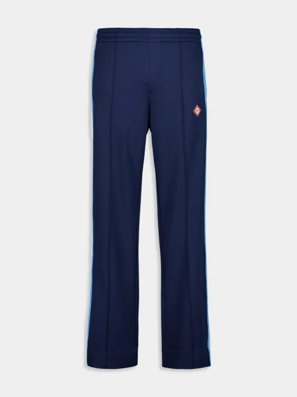Navy Piqué Track Pants sold by Fashion Clinic