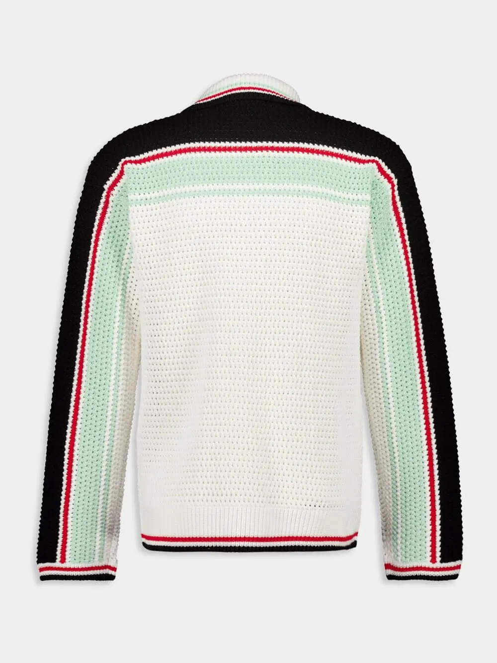 Cotton Tennis Crochet Shacket in Multicolour sold by Fashion Clinic product image thumbnail 3