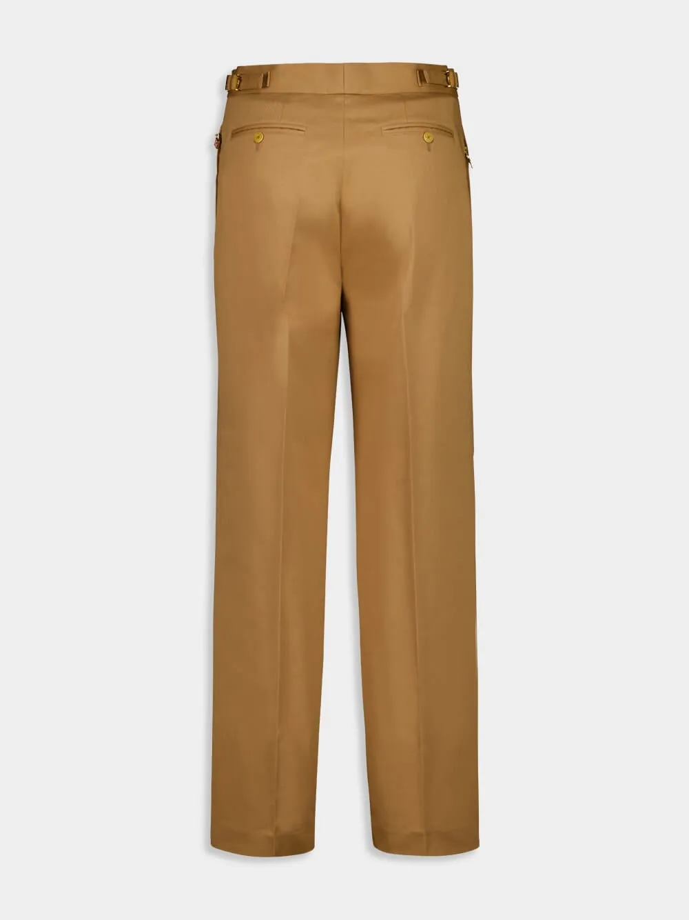 Ecru Cotton Chinos sold by Fashion Clinic product image thumbnail 4