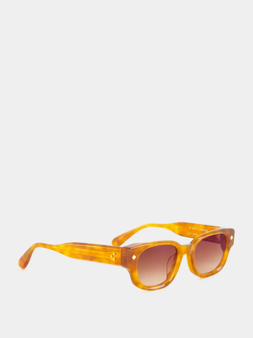 À Tout Jamais Sunglasses in Light Havana and 18K Gold sold by Fashion Clinic product image thumbnail 2
