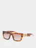 Tortoiseshell Monogram Plaque Sunglasses sold by Fashion Clinic