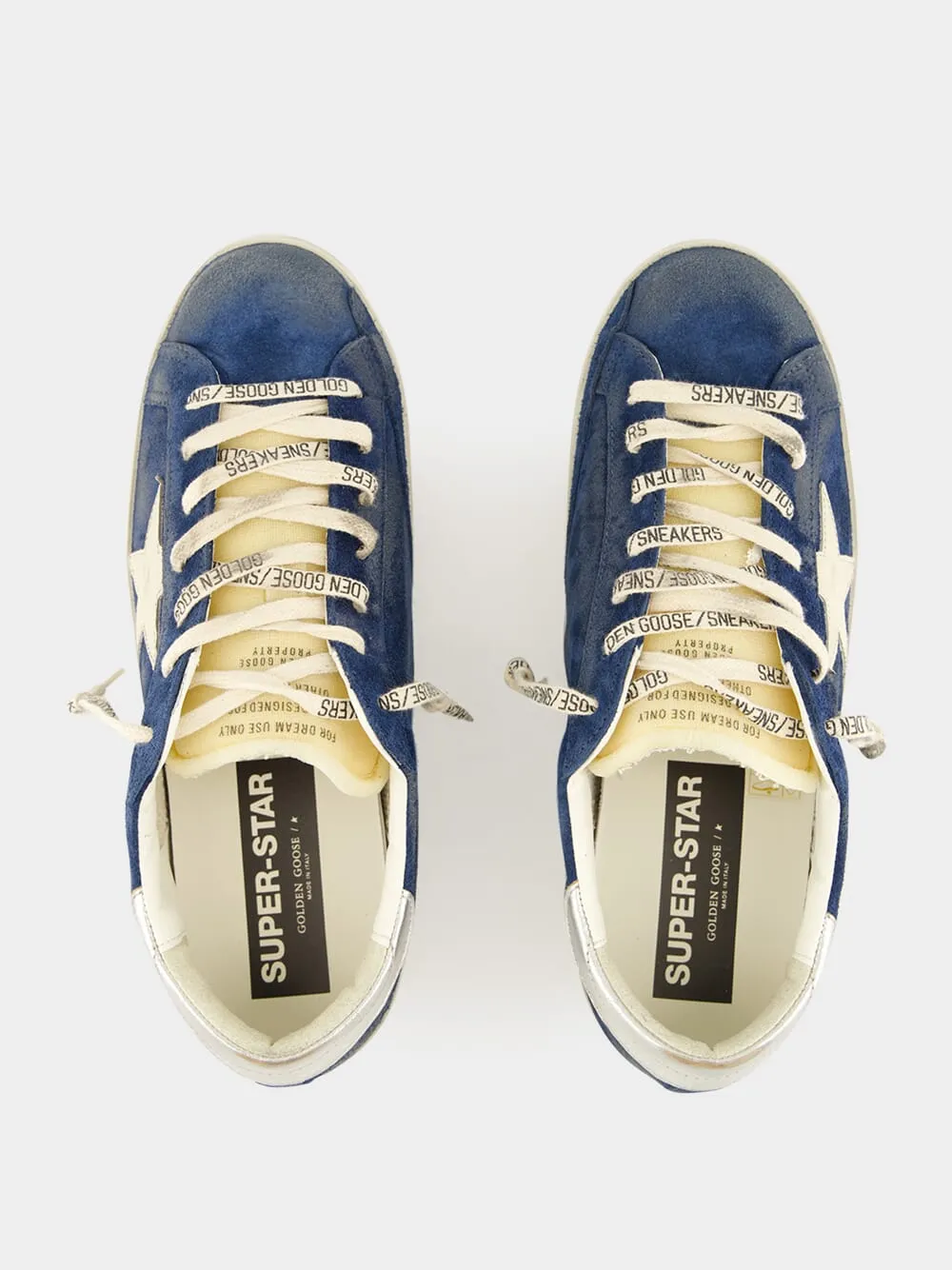 Blue Suede Super-Star Sneakers sold by Fashion Clinic product image thumbnail 4