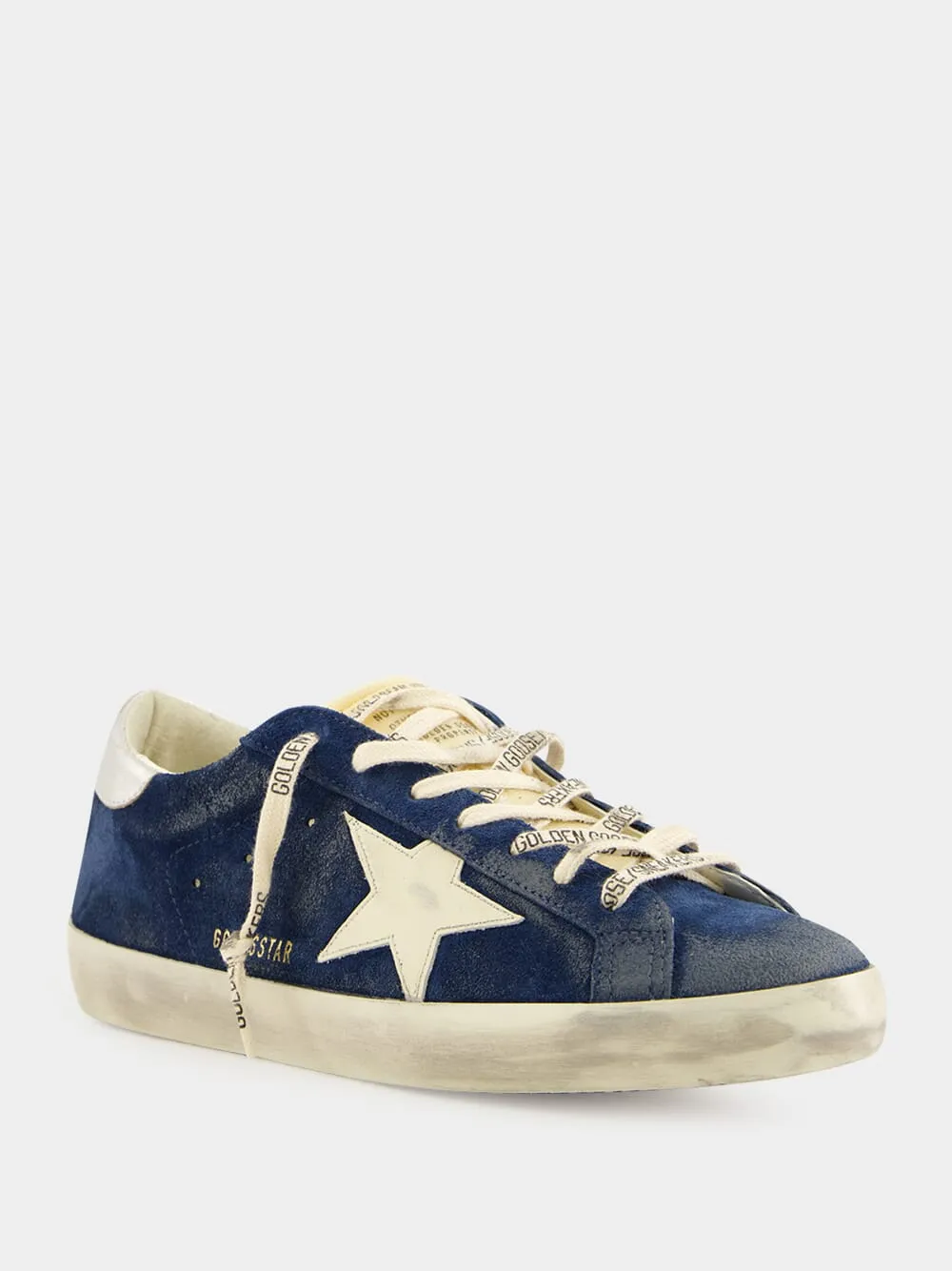 Blue Suede Super-Star Sneakers sold by Fashion Clinic product image thumbnail 2