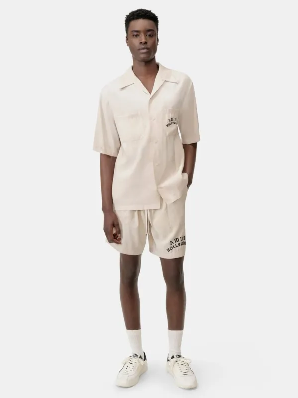 Hollywood Bowling Shirt in Alabaster sold by Fashion Clinic