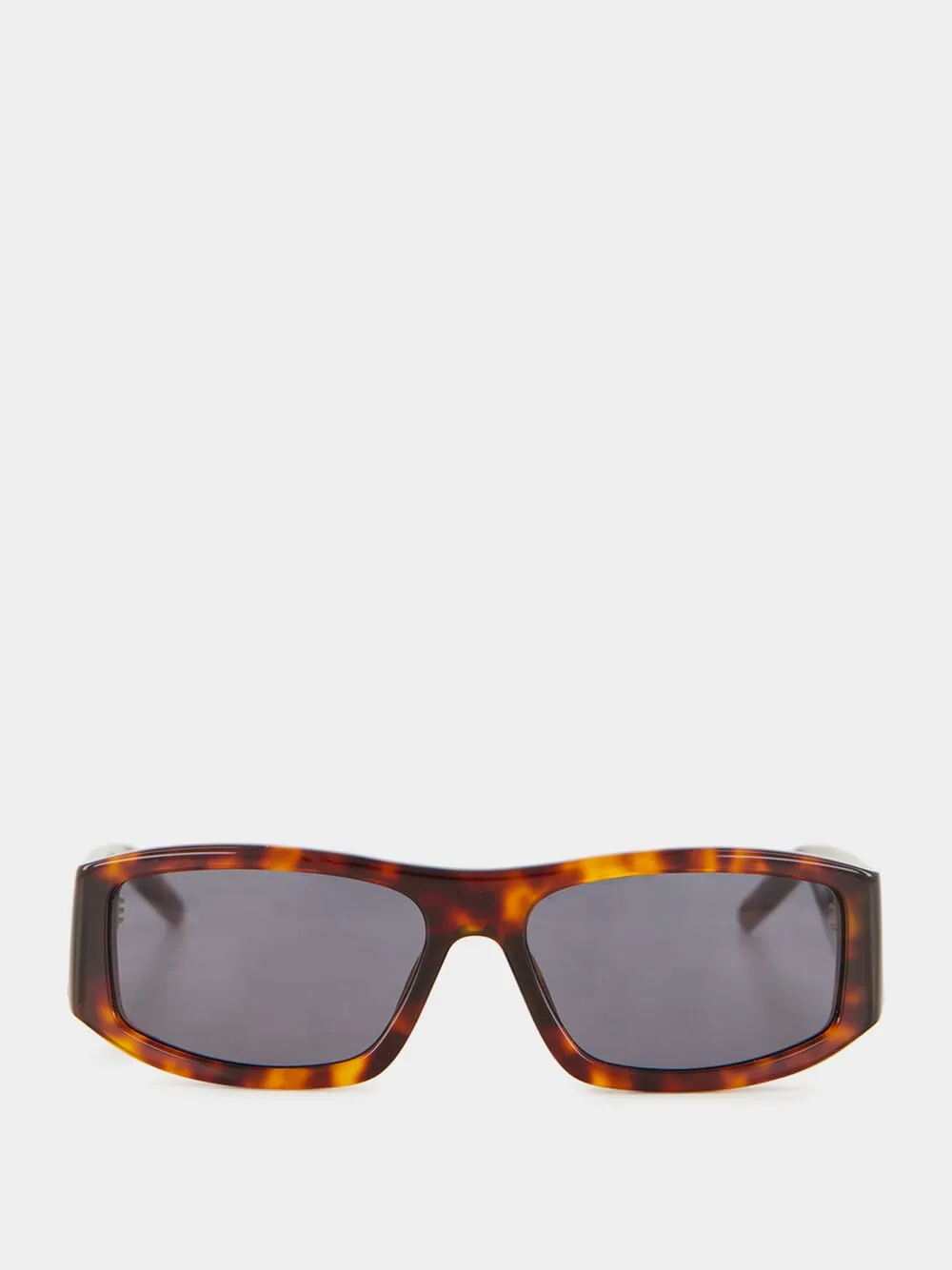 Tortoiseshell Rectangular Comb Sunglasses sold by Fashion Clinic