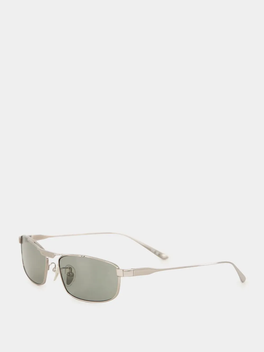 Tag 3.0 Rectangle Sunglasses in Light Grey sold by Fashion Clinic product image thumbnail 3