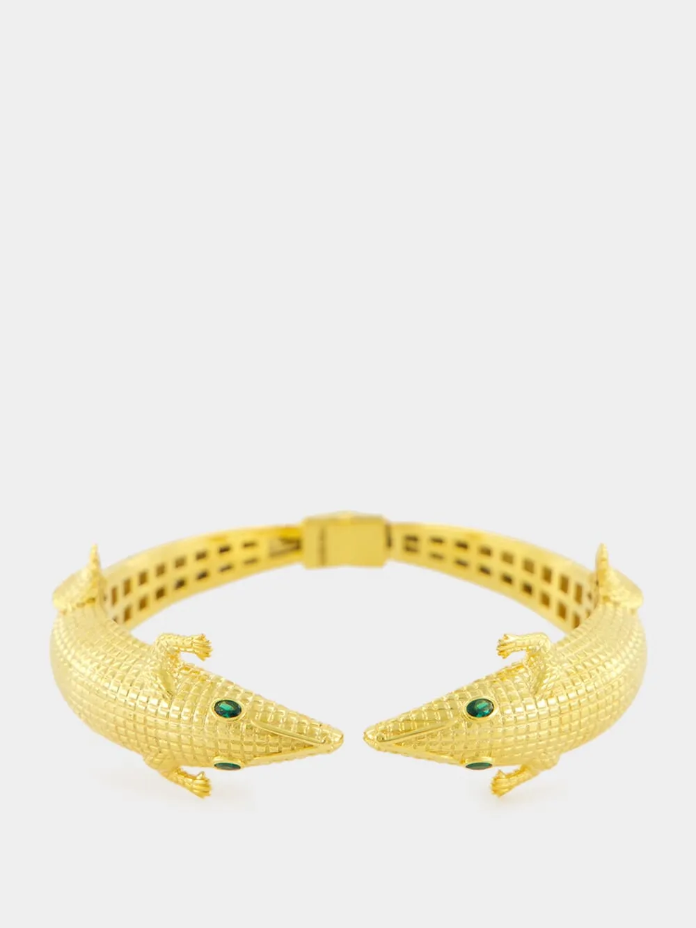 Gold Croco Bracelet sold by Fashion Clinic