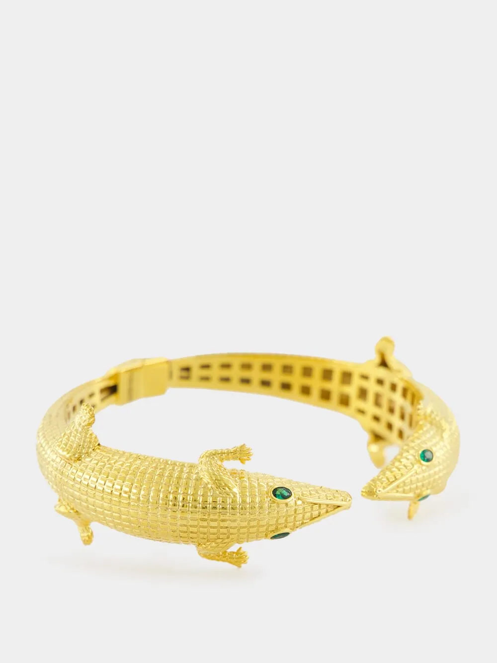 Gold Croco Bracelet sold by Fashion Clinic product image thumbnail 4