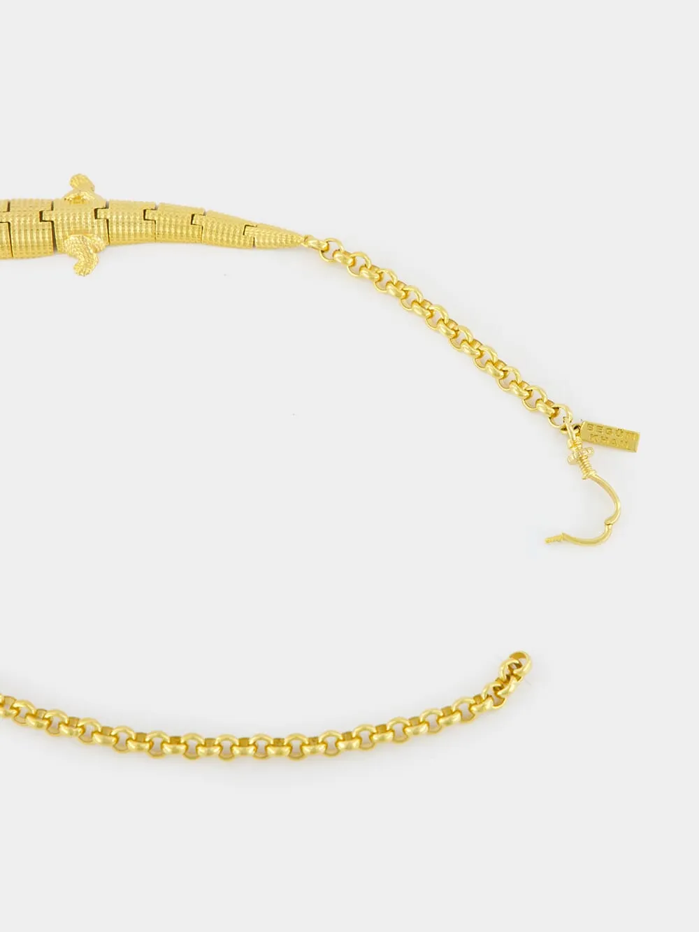 Gold Croco Choker sold by Fashion Clinic product image thumbnail 4