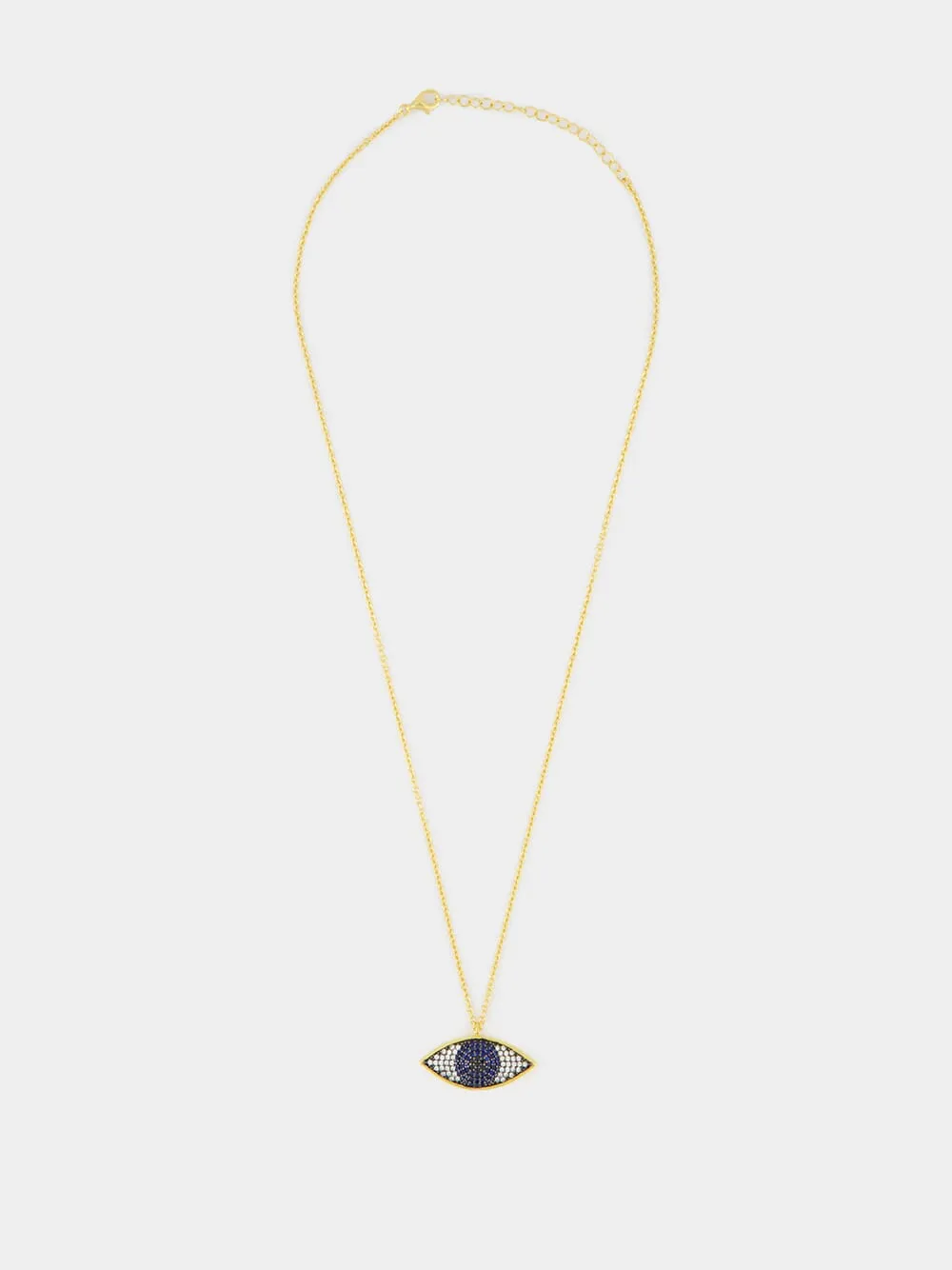 Navy Nazar Mini Necklace sold by Fashion Clinic