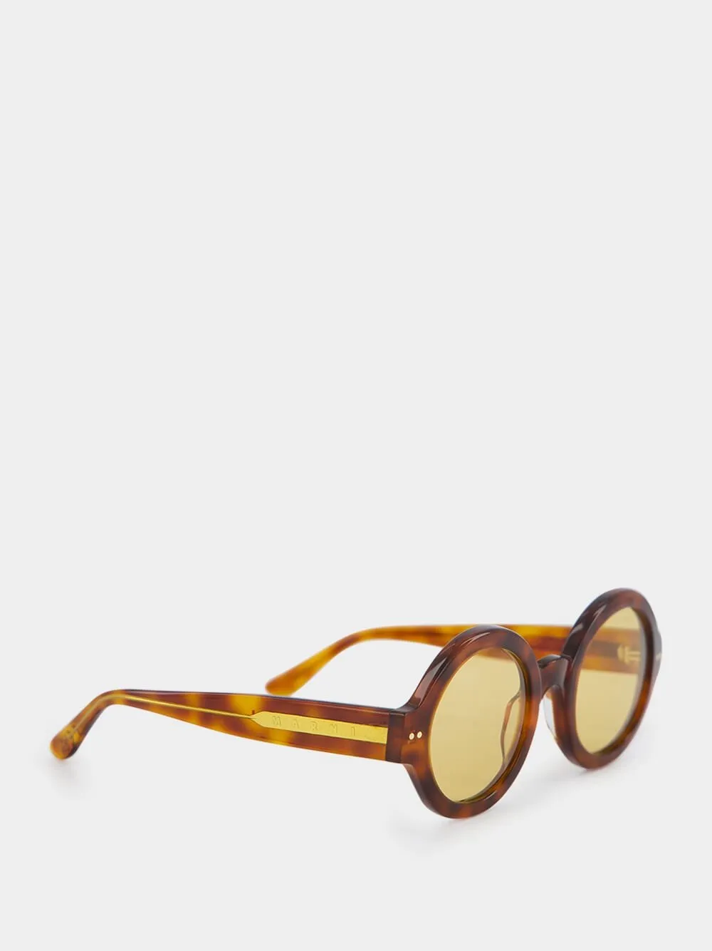 Nakagin Tower Daze Havana Sunglasses sold by Fashion Clinic product image thumbnail 2