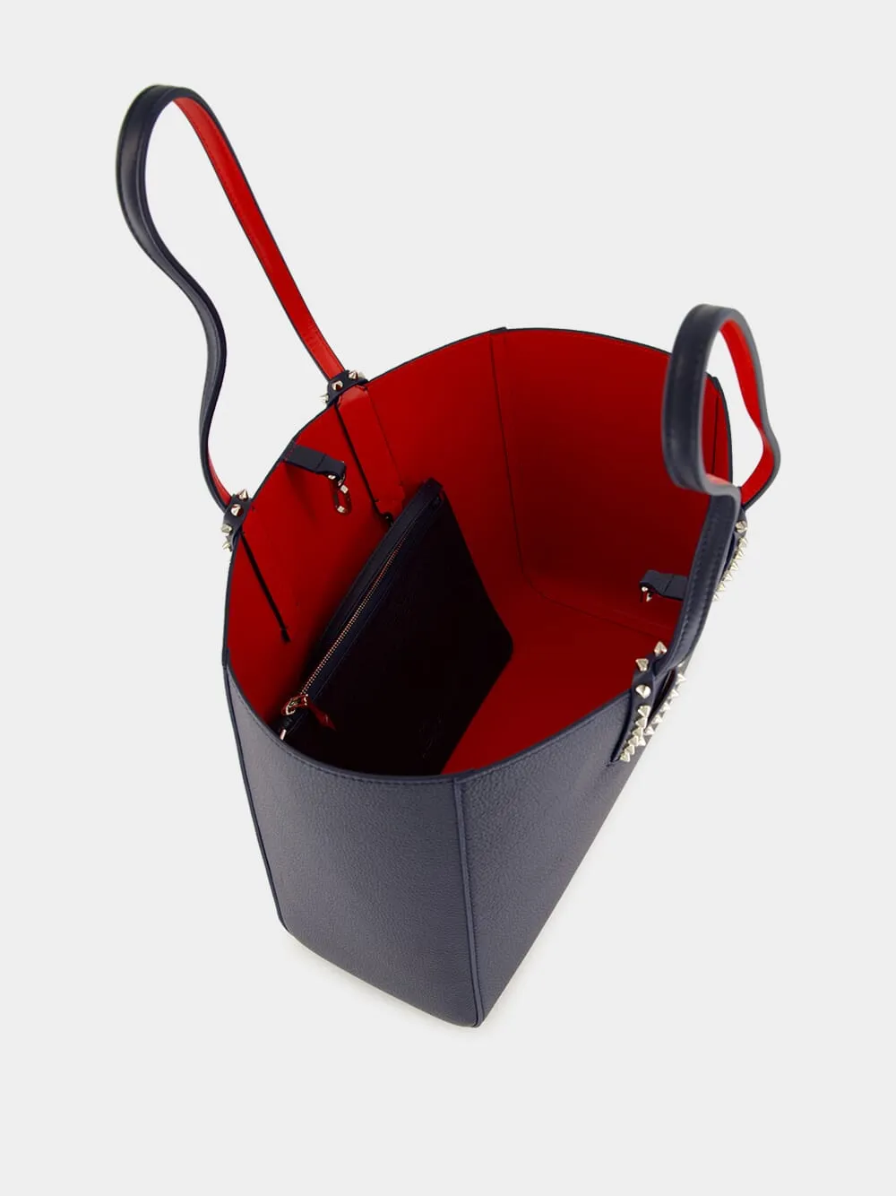 Zaffiro Blue Cabata Small Tote Bag sold by Fashion Clinic product image thumbnail 5