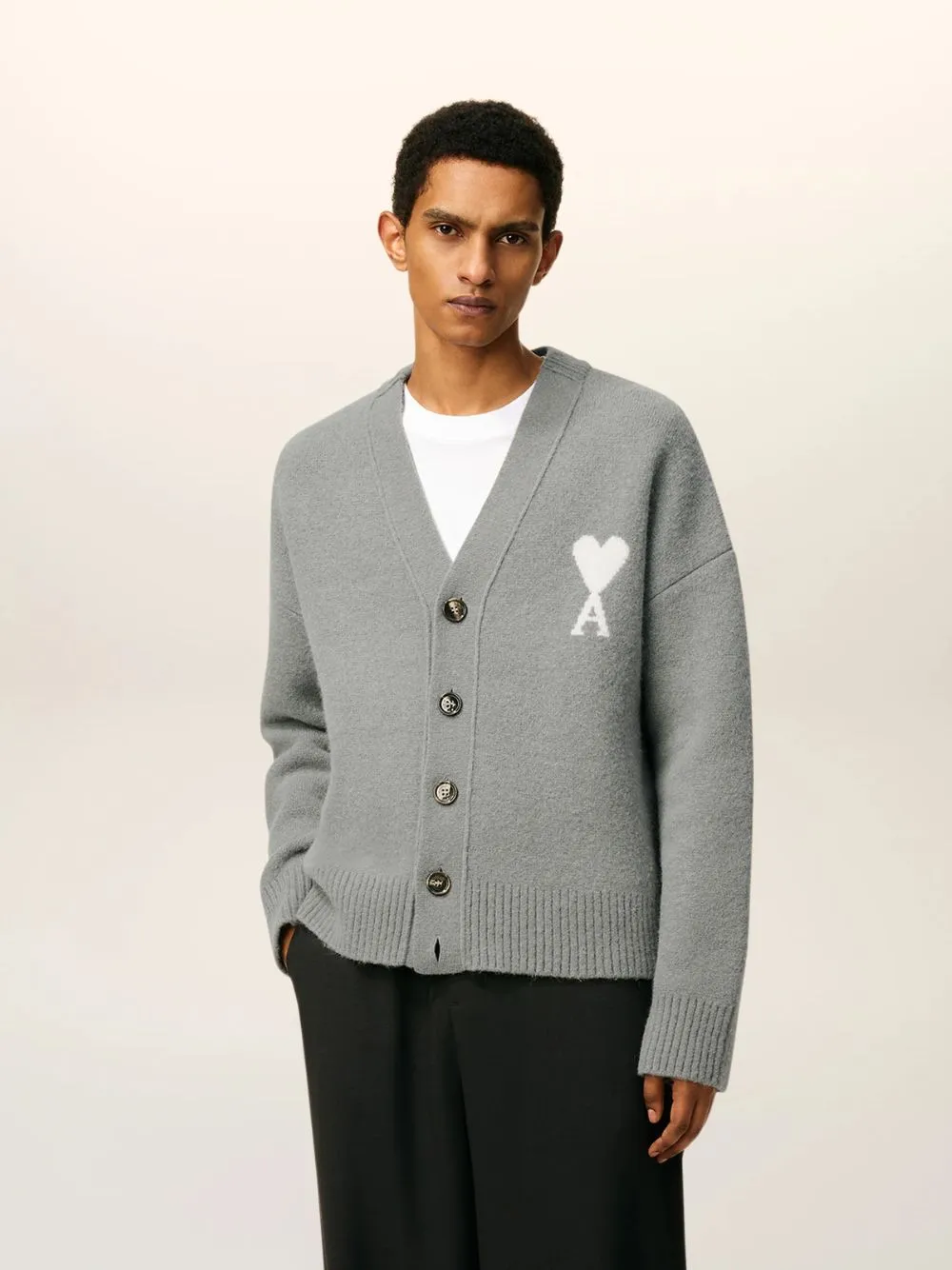 Grey Alpaca Ami De Coeur Cardigan sold by Fashion Clinic product image thumbnail 2