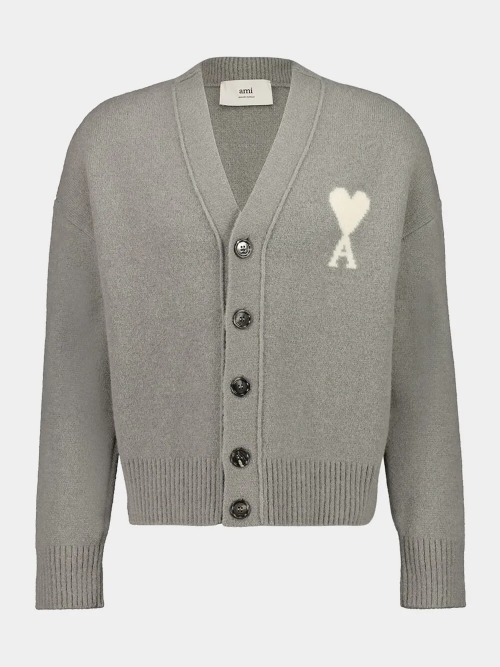 Grey Alpaca Ami De Coeur Cardigan sold by Fashion Clinic