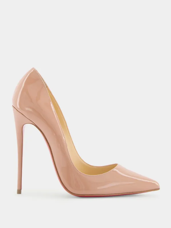 So Kate 120mm Beige Leather Pumps sold by Fashion Clinic