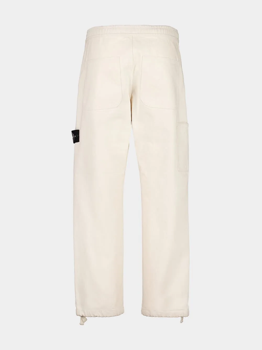 Ivory Recycled Cotton Gabardine Trousers sold by Fashion Clinic product image thumbnail 4