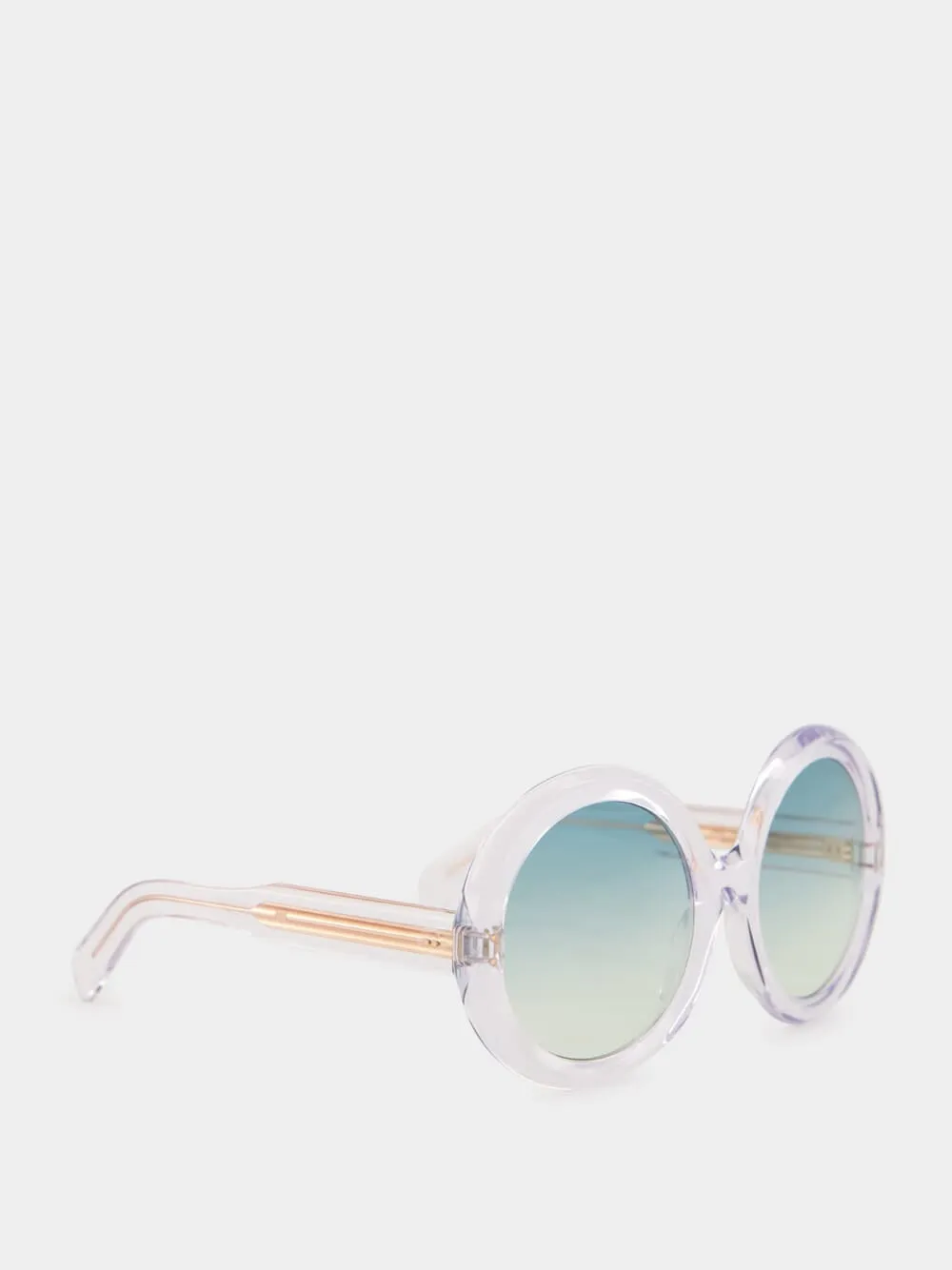 Crystal Round Sunglasses sold by Fashion Clinic product image thumbnail 3