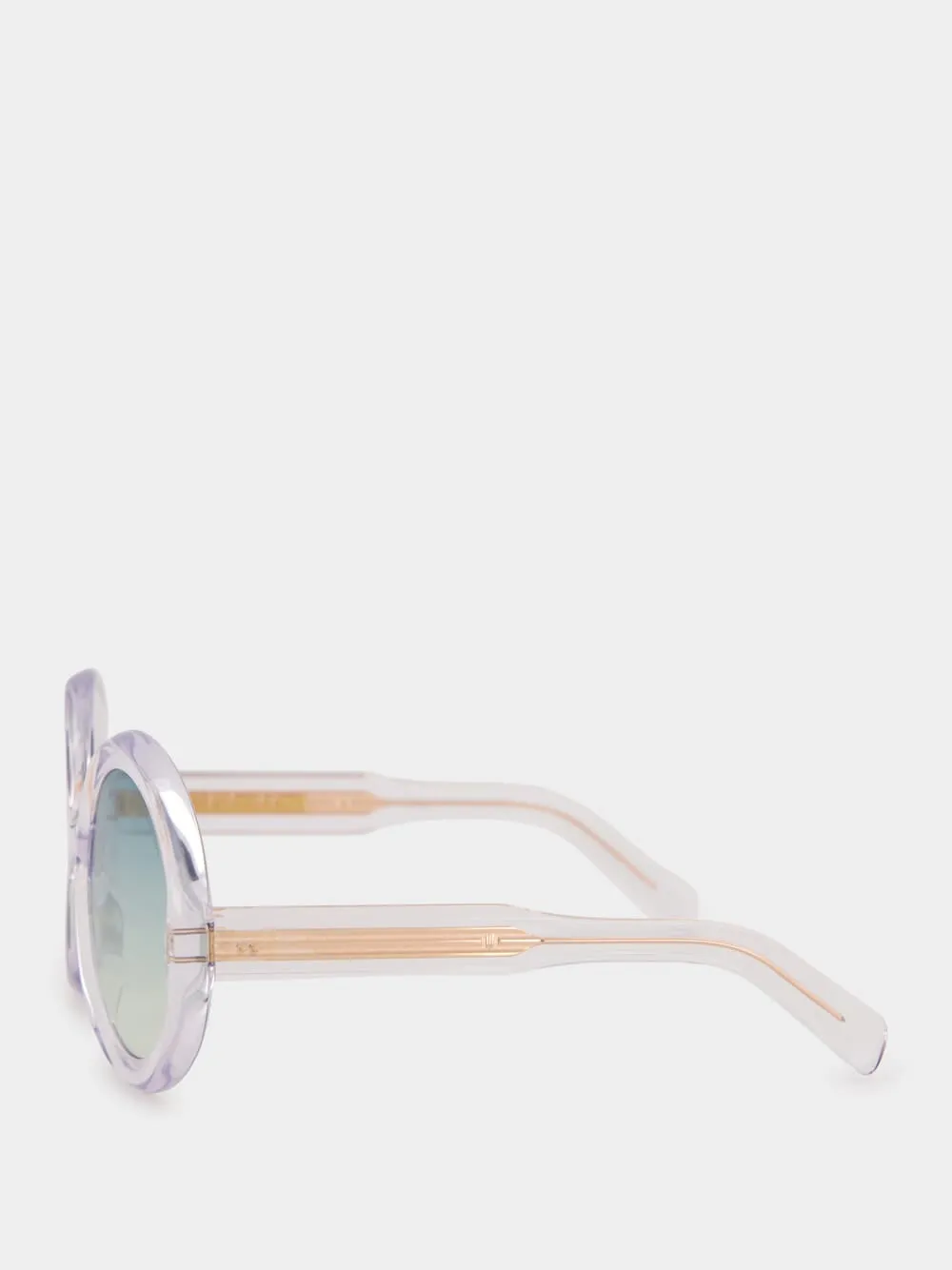 Crystal Round Sunglasses sold by Fashion Clinic product image thumbnail 4