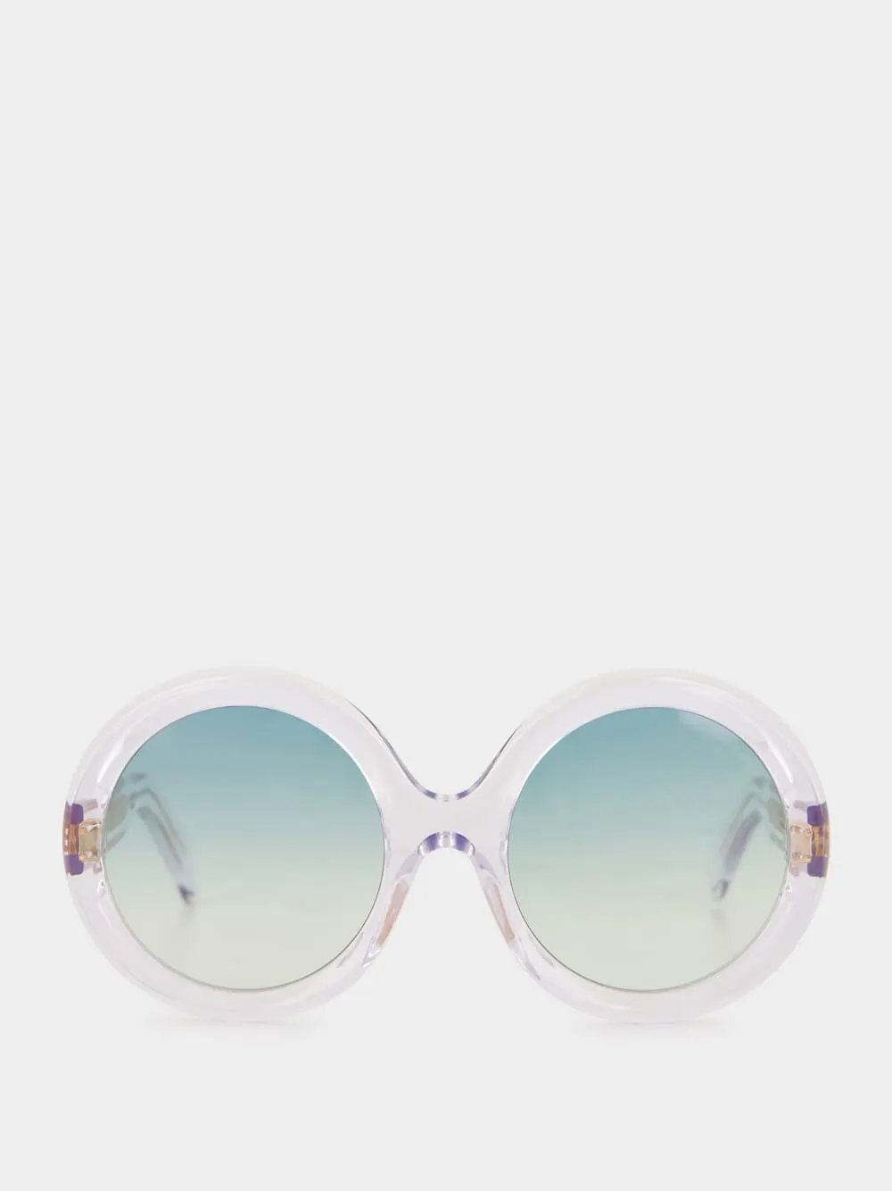 Crystal Round Sunglasses sold by Fashion Clinic product image thumbnail 2