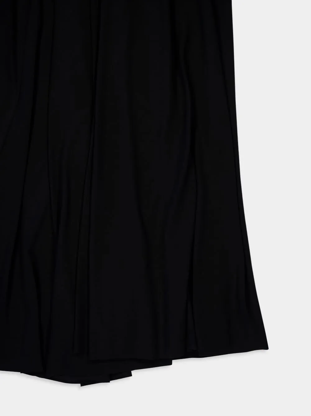 Black Sleeveless Draped Maxi Dress sold by Fashion Clinic product image thumbnail 4
