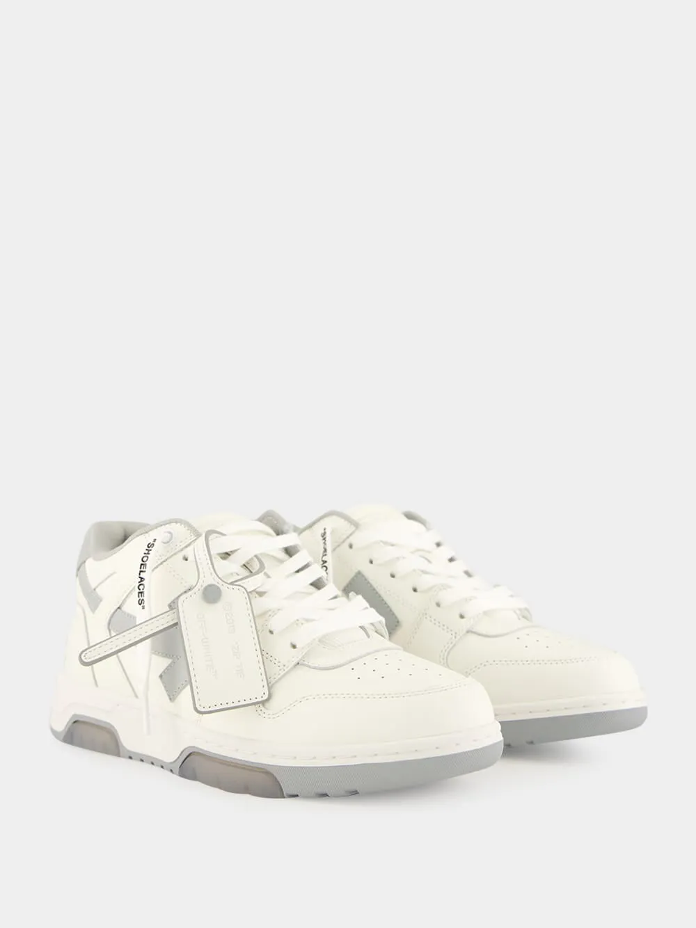 White and Grey Out of Office Sneakers sold by Fashion Clinic product image thumbnail 3