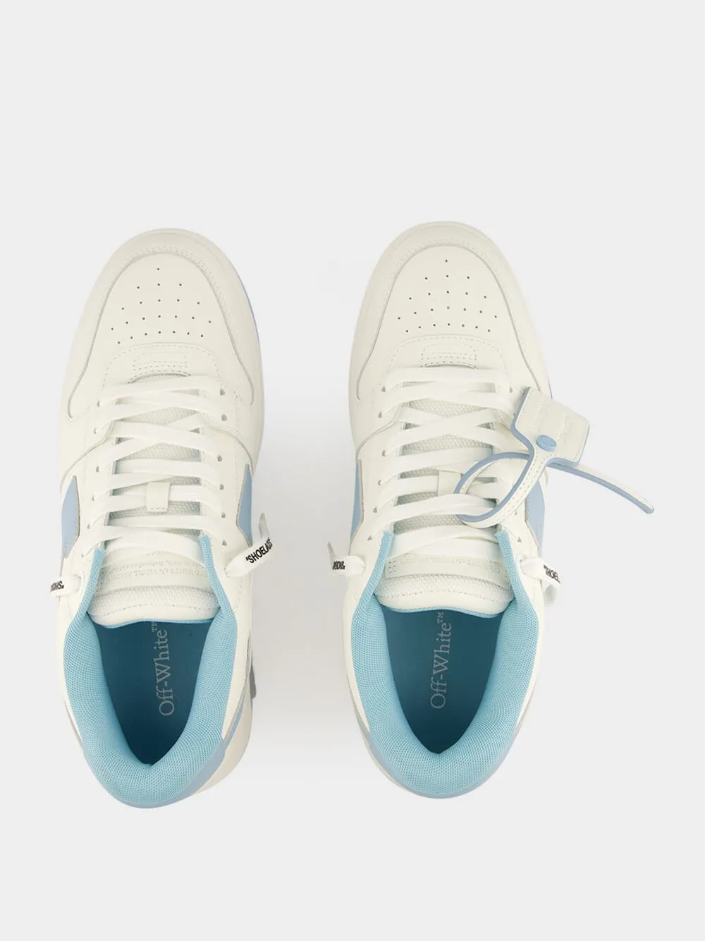 White and Light Blue Out of Office Sneakers sold by Fashion Clinic product image thumbnail 4