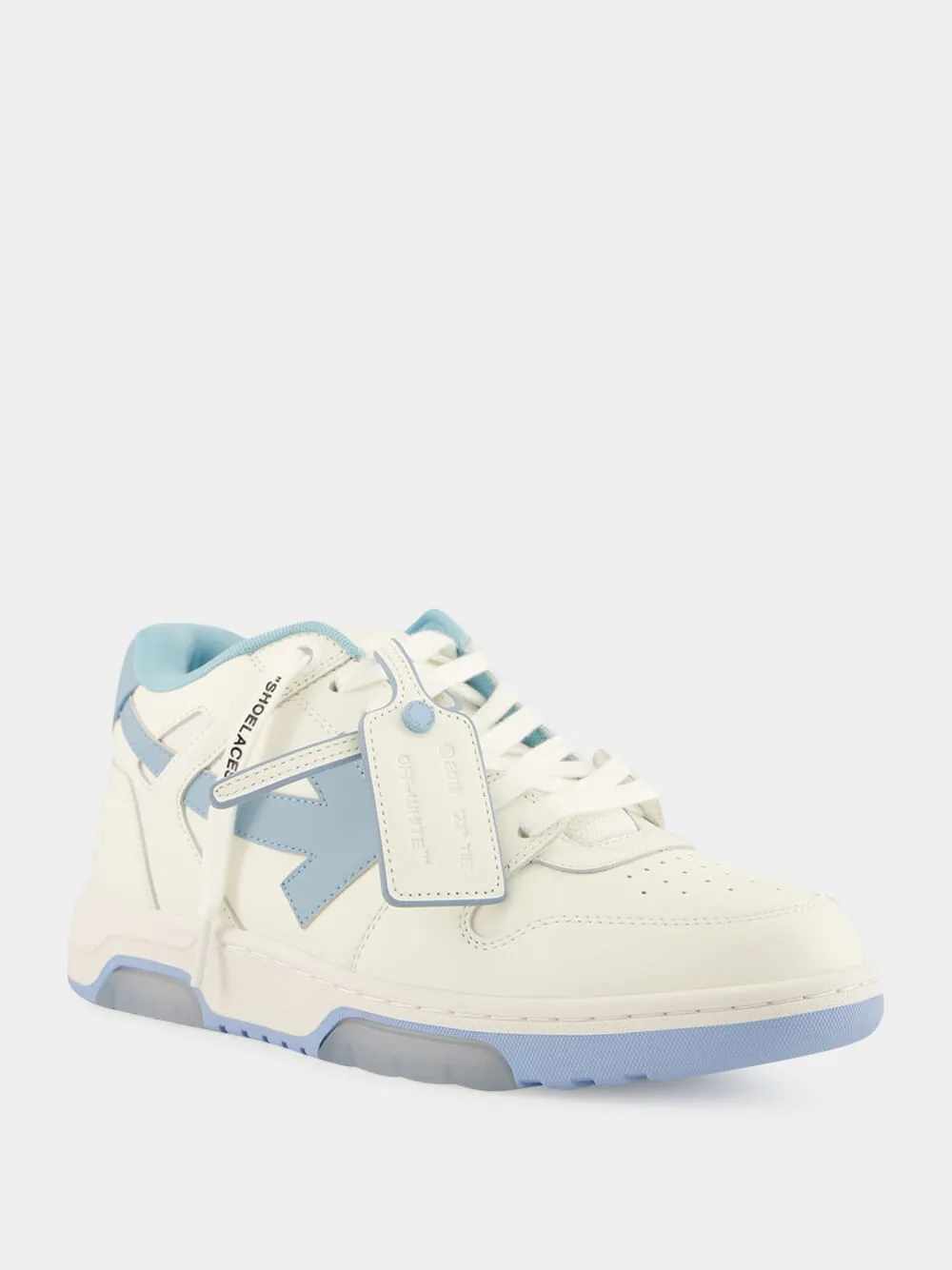 White and Light Blue Out of Office Sneakers sold by Fashion Clinic product image thumbnail 2