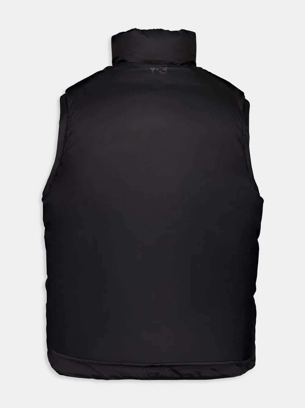 Black Nylon Padded Vest sold by Fashion Clinic product image thumbnail 4