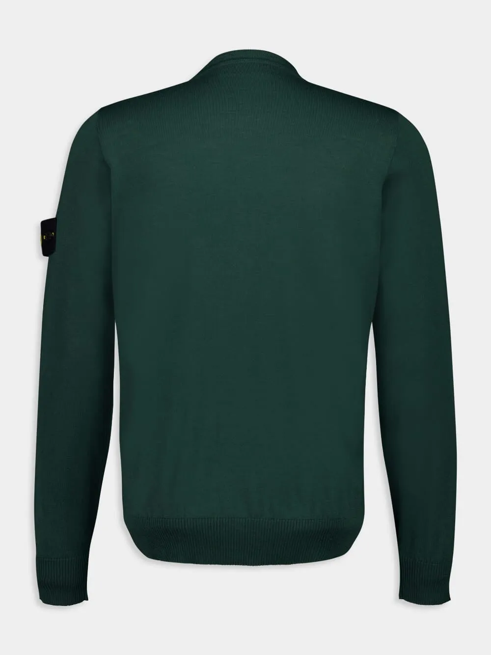 Juniper Green RWS Wool Crewneck Jumper sold by Fashion Clinic product image thumbnail 2