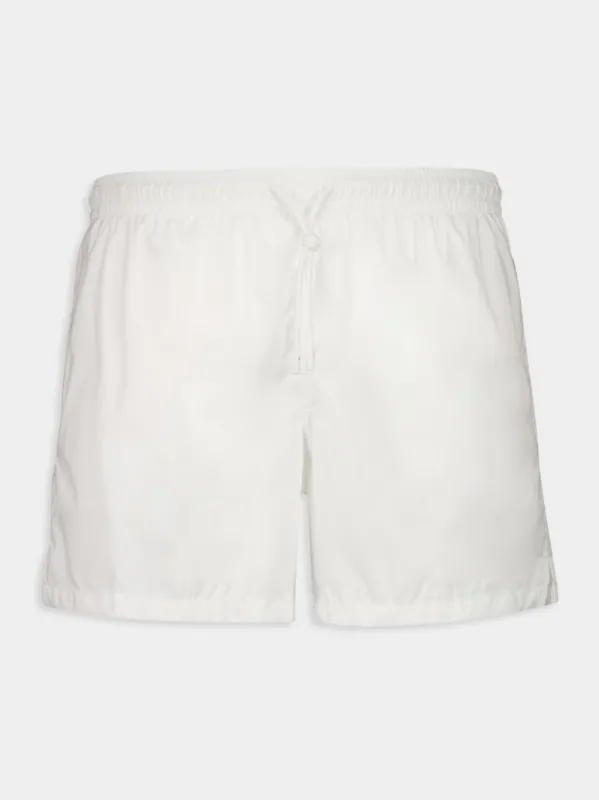 White Madeira Swim Shorts sold by Fashion Clinic
