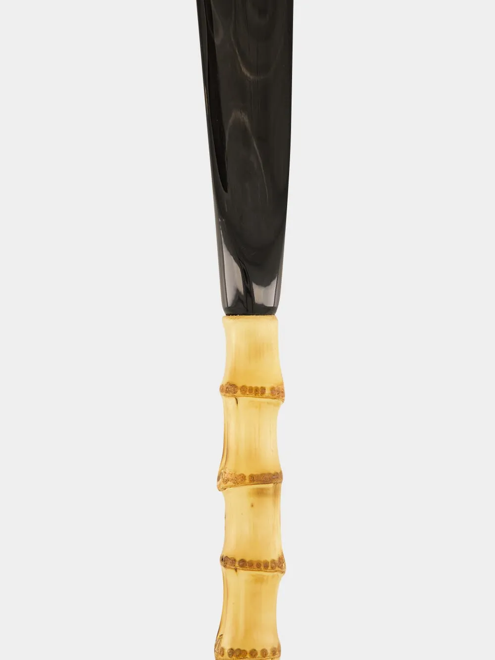 Bamboo Root and Zebu Horn Shoehorn sold by Fashion Clinic product image thumbnail 2