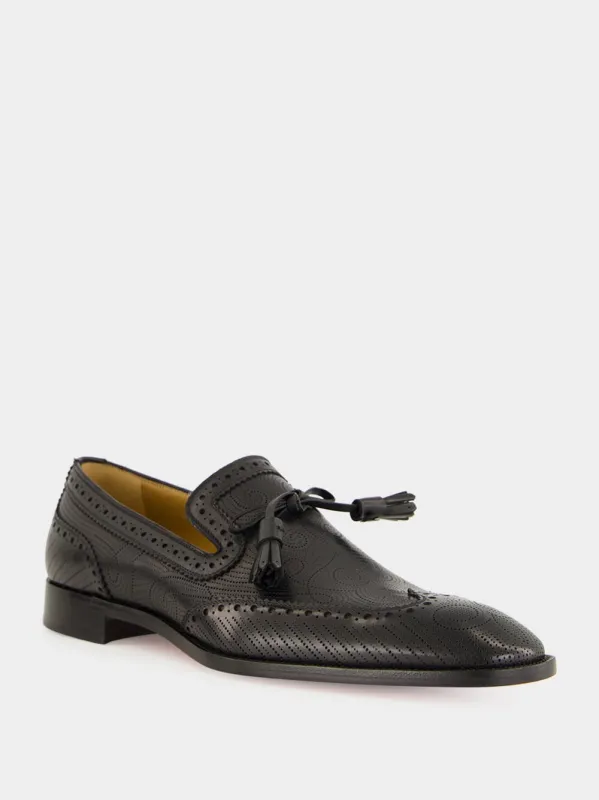 Grave Moc Black Leather Loafers sold by Fashion Clinic