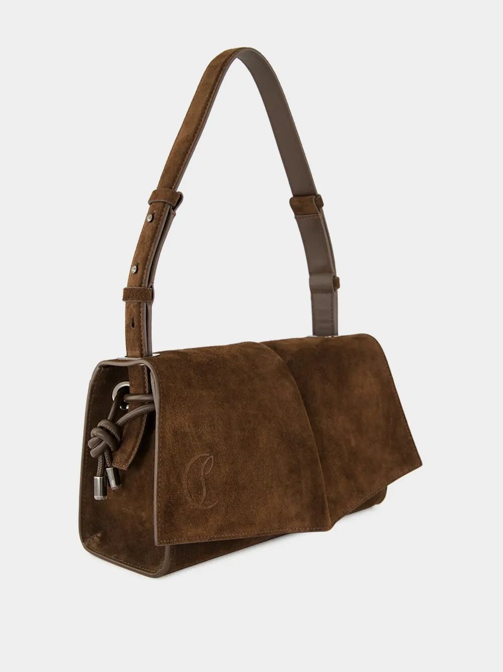 Baggy Small Cosme Suede Shoulder Bag sold by Fashion Clinic product image thumbnail 2