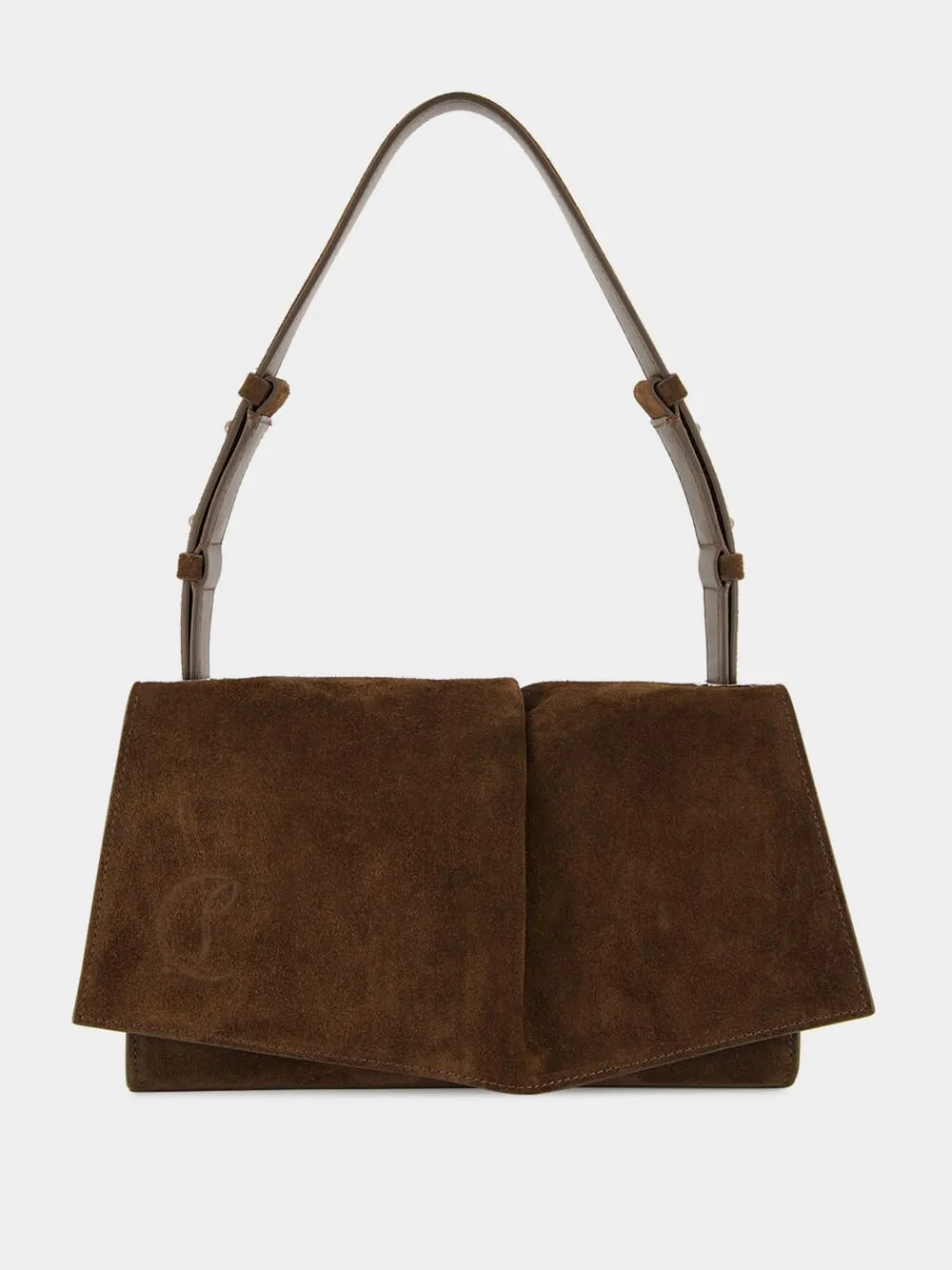 Baggy Small Cosme Suede Shoulder Bag sold by Fashion Clinic