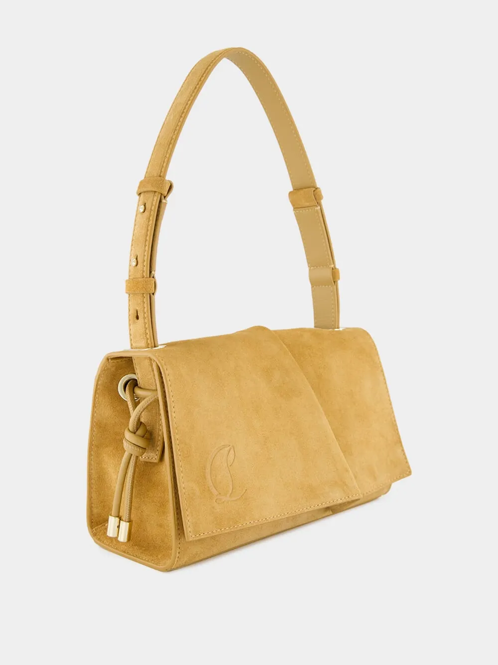 Baggy Small Cosme Suede Shoulder Bag sold by Fashion Clinic product image thumbnail 2
