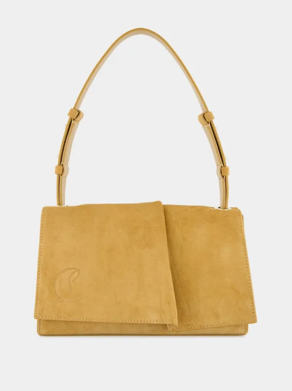 Baggy Small Cosme Suede Shoulder Bag sold by Fashion Clinic